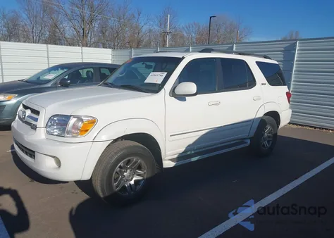 2006 Toyota Sequoia Sr5 V8 z USA, uszkodzony, nr VIN 5TDZT34A66S278832